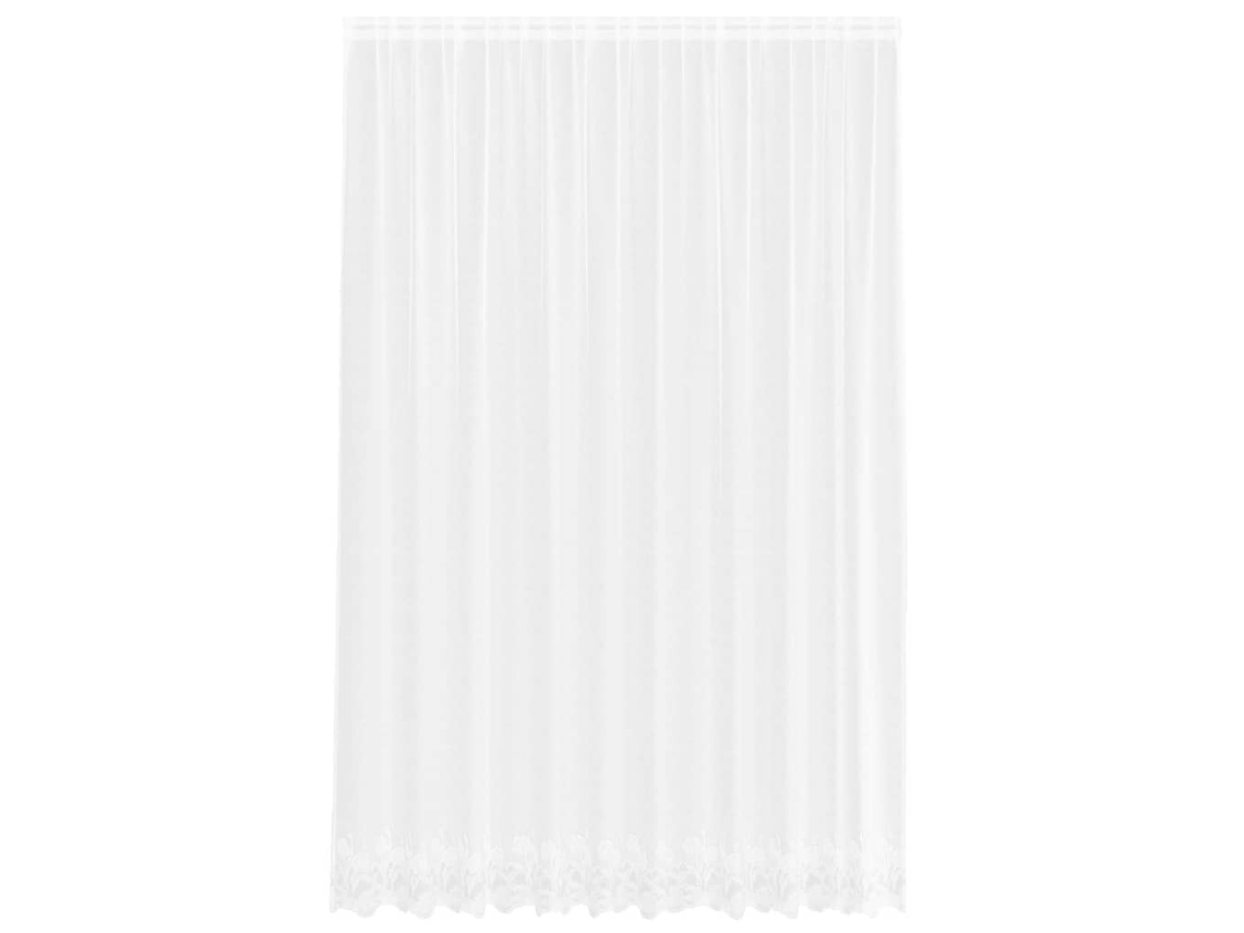 Cortinas E Drapes Vidaxl Branco Renda (300x300 Cm)