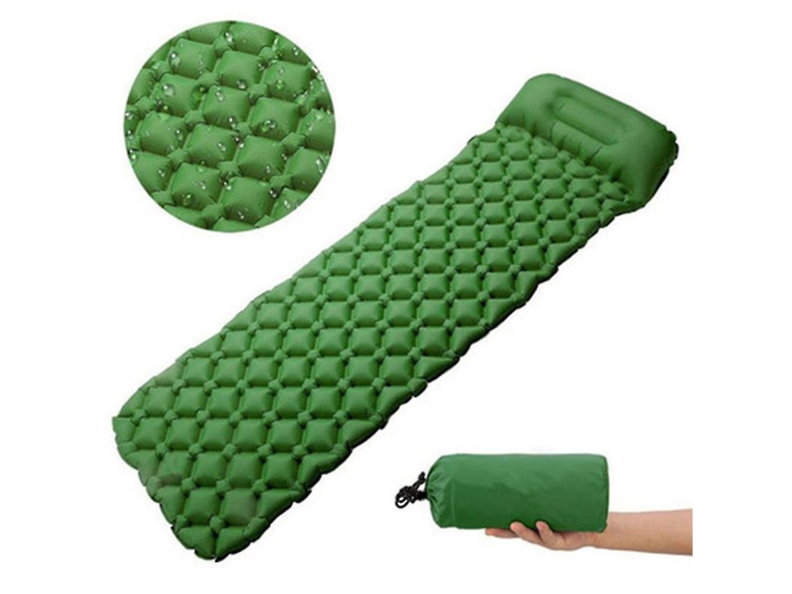Colchón Inflable com Almofada para Camping S/MARCA
