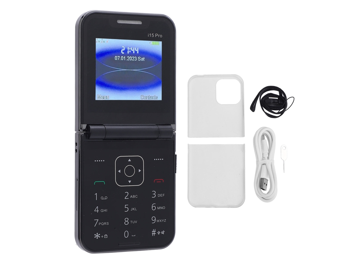 Telefone Clamshell LAXISCREED Botões Grandes