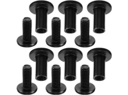 Kit Com 20 Peças De Parafusos E Porcas Ferro Placa Montagem Antiderrapante Design Antivibração Para Reparo Armários