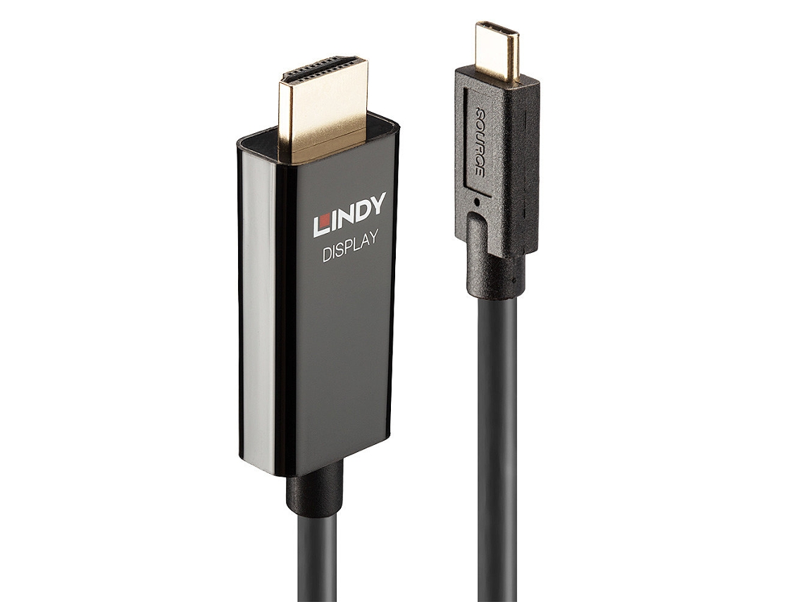 Adaptador HDMI LINDY 10M USB Type C-Hdmi  With Hdr