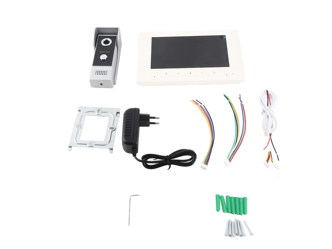 Laxiscreed Campainha De Interfone De Vídeo Inteligente Com Tensão Universal 100-240v