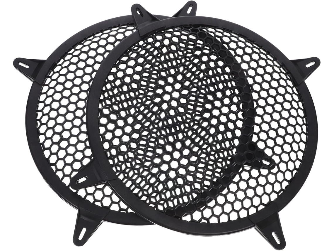 Conjunto De 2 Capas Protetoras De Malha Para Alto-falantes De Carro, Subwoofer, Para 4 Alto-falantes.
