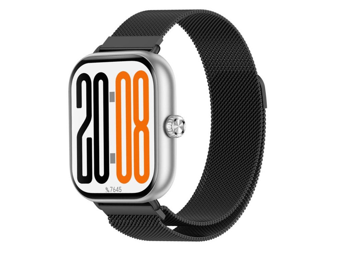 Bracelete para Honor Watch X5 Aço Inoxidável Milanês Magnético Preta XIAOMOYU