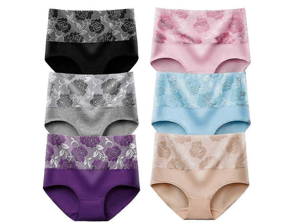 6 Peças de Calcinha Antifugas para Mulheres com Incontinência Calcinhas Protectoras 4xl 4xl