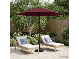 Vidaxl Parasol De Jardim Com Base 230 X 230 Cm Poliéster Retangular