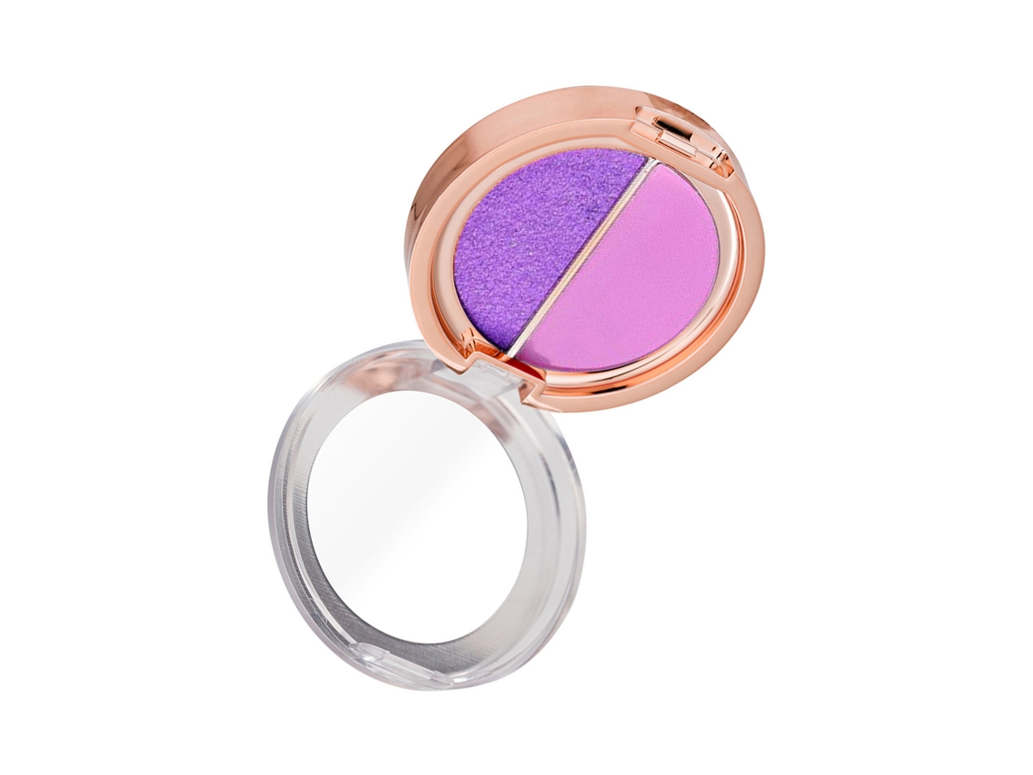 Paleta de Sombras Beauty Glazed com 2 Cores, Alta Pigmentação, Acabamento Matte e Cintilante, Portátil, 06