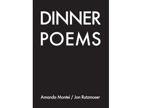 Livro Dinner Poems Amanda Montei (Inglês)