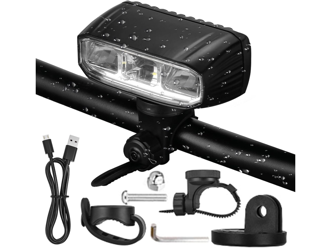 Farol De Bicicleta Luz Led Recarreg Vel Via Usb L Mpada Ultrabrilhante Para Ciclismo Estrada E Montanha Masculino