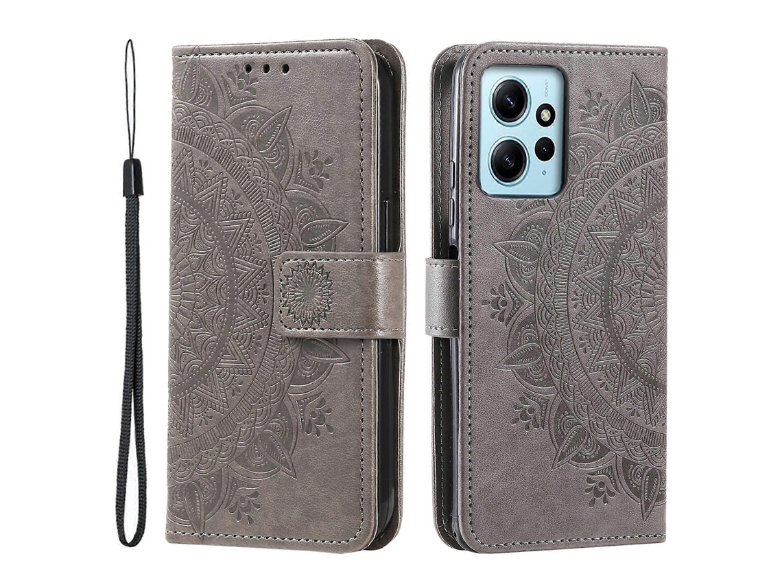 Capa Note Mandala Flor Para Xiaomi Xiaomi Redmi Note 12 4g Veanxin Pele Multicor