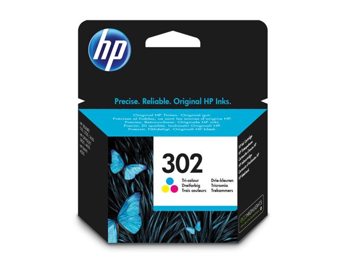 Hp 302 Original Ciano, Magenta, Amarelo 1
