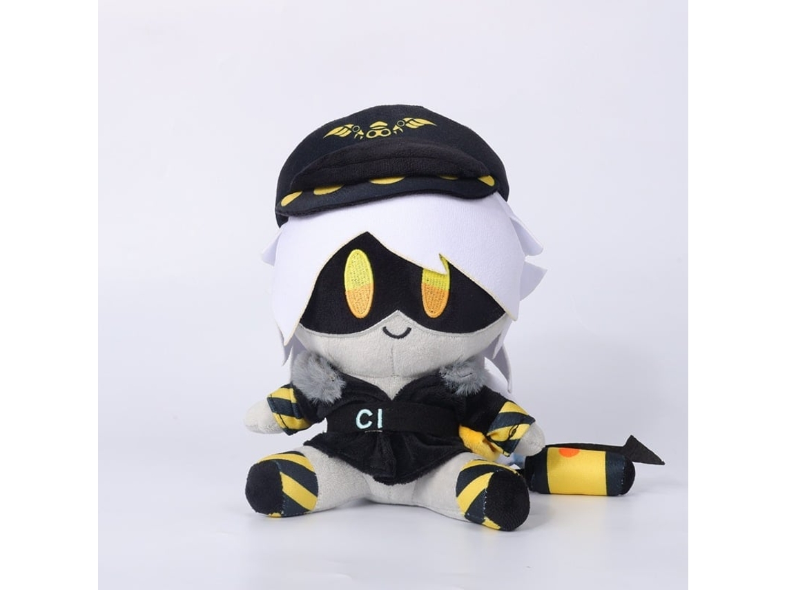 Pelúcia de Anime Wuji Girl com Chapéu e Asas, Design Gato Dormindo Corvo Fofo, 23 Cm, 180 G GOKOCO