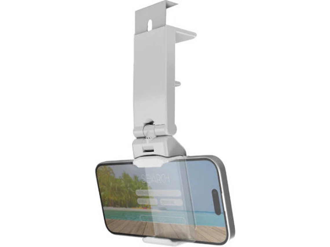 Suporte Automóvel Ajustável SBS Telas até 90 mm (Rotação 360º - Branco)