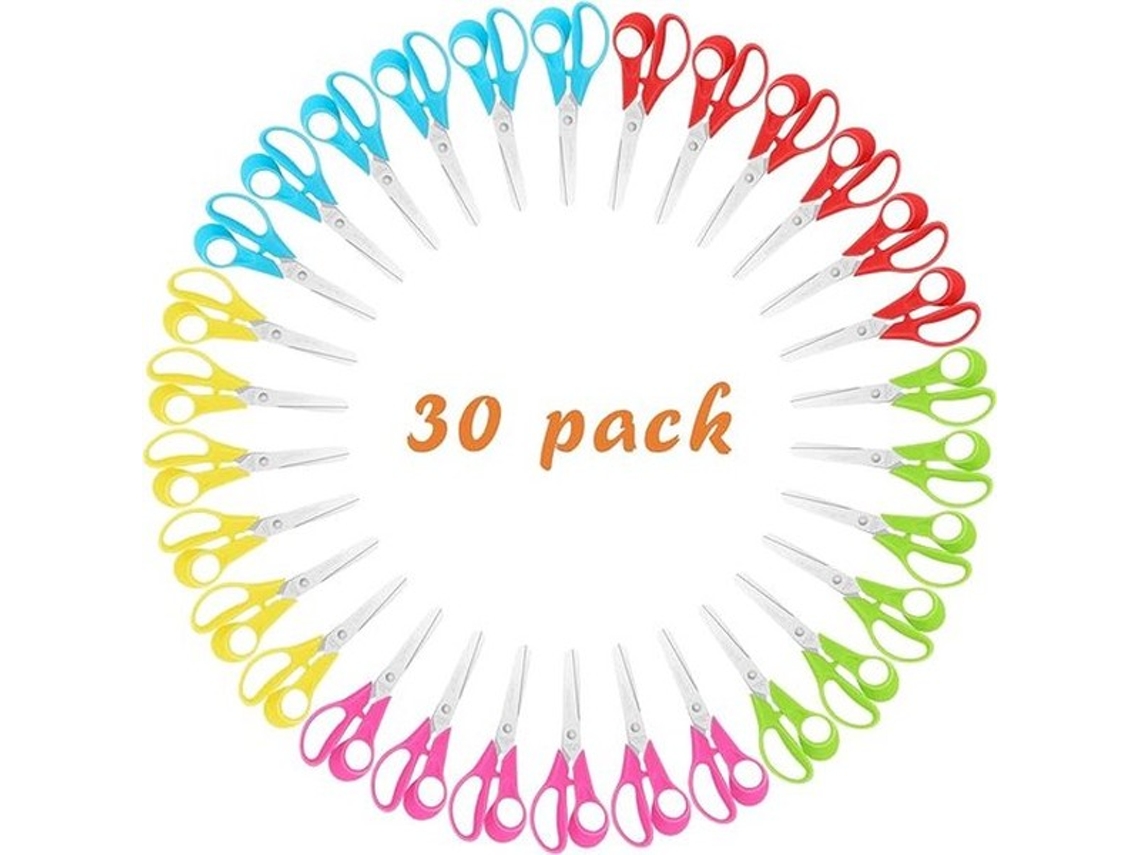 Schaar Set - Multifunctionele Roestvrijstalen Kantoorschaar 30 Pack