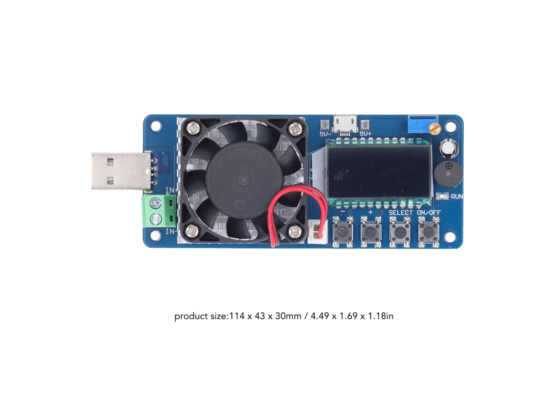 Laxiscreed Testador De Bateria Usb Com Tela Lcd E Proteção Para Segurança Máxima
