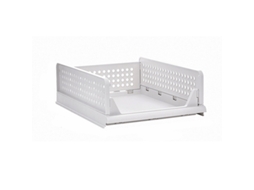 Cesta de armazenamento plegável, divisórias, 33x43x14cm | S/MARCA