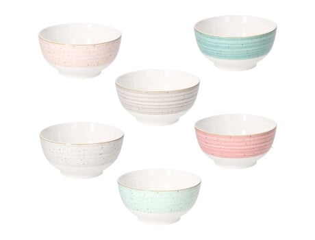 Sada Misek 6 Peças 14 Cm Pimenta Bambu Tognana
