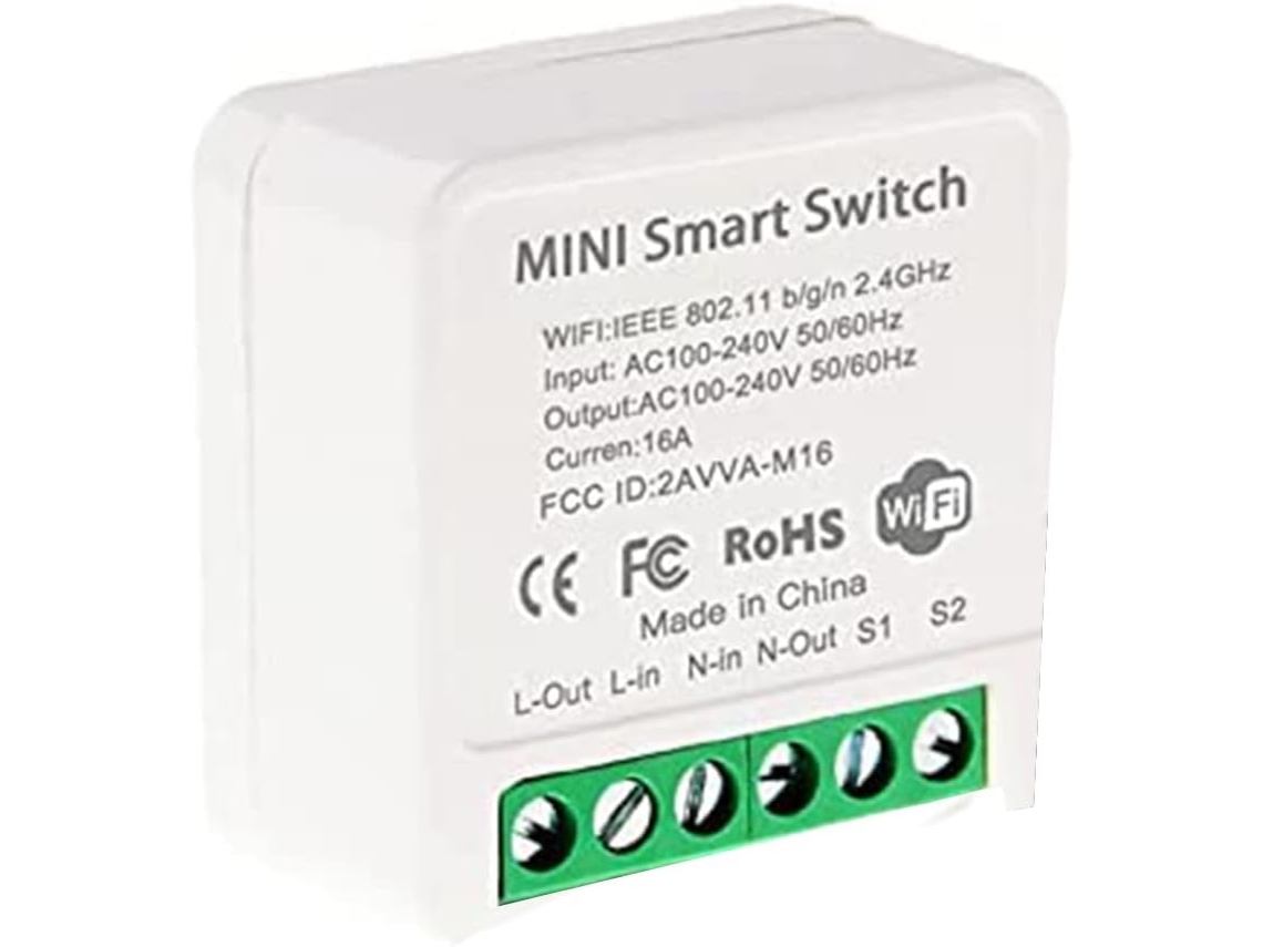 Mini Interruptor De Relé Wi-fi Inteligente, Módulo De Interruptor