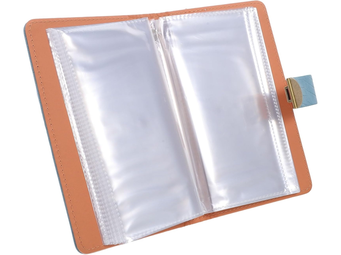 Générique Carnet De Mots De Passe Verrouillable Bleu, Format Compact