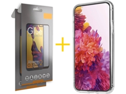 Capa + 2 Películas para Samsung Galaxy S21 Plus 5G SKYHE Transparente Claro