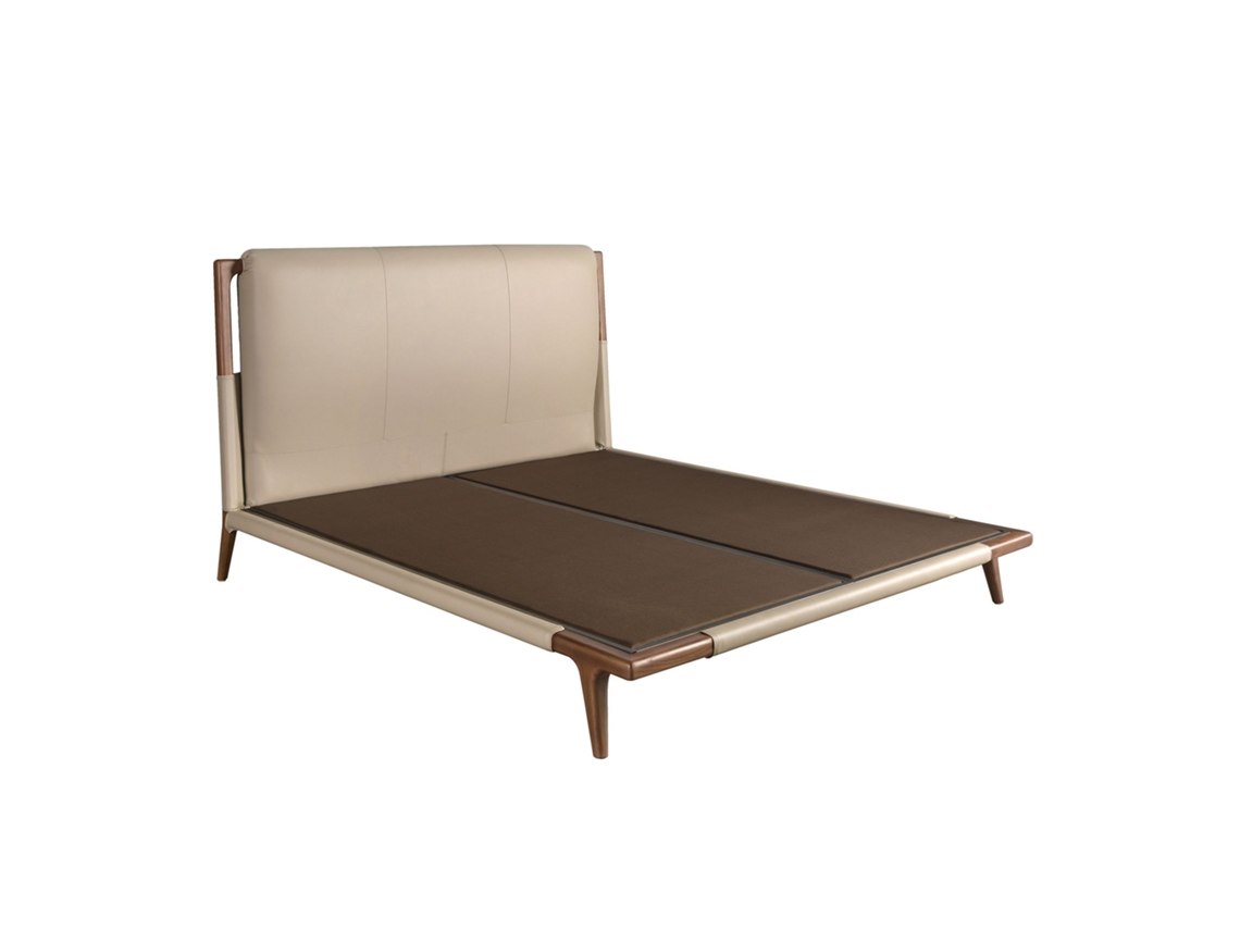 Cama De Couro Sintético Cor De Vison Angel Cerdá