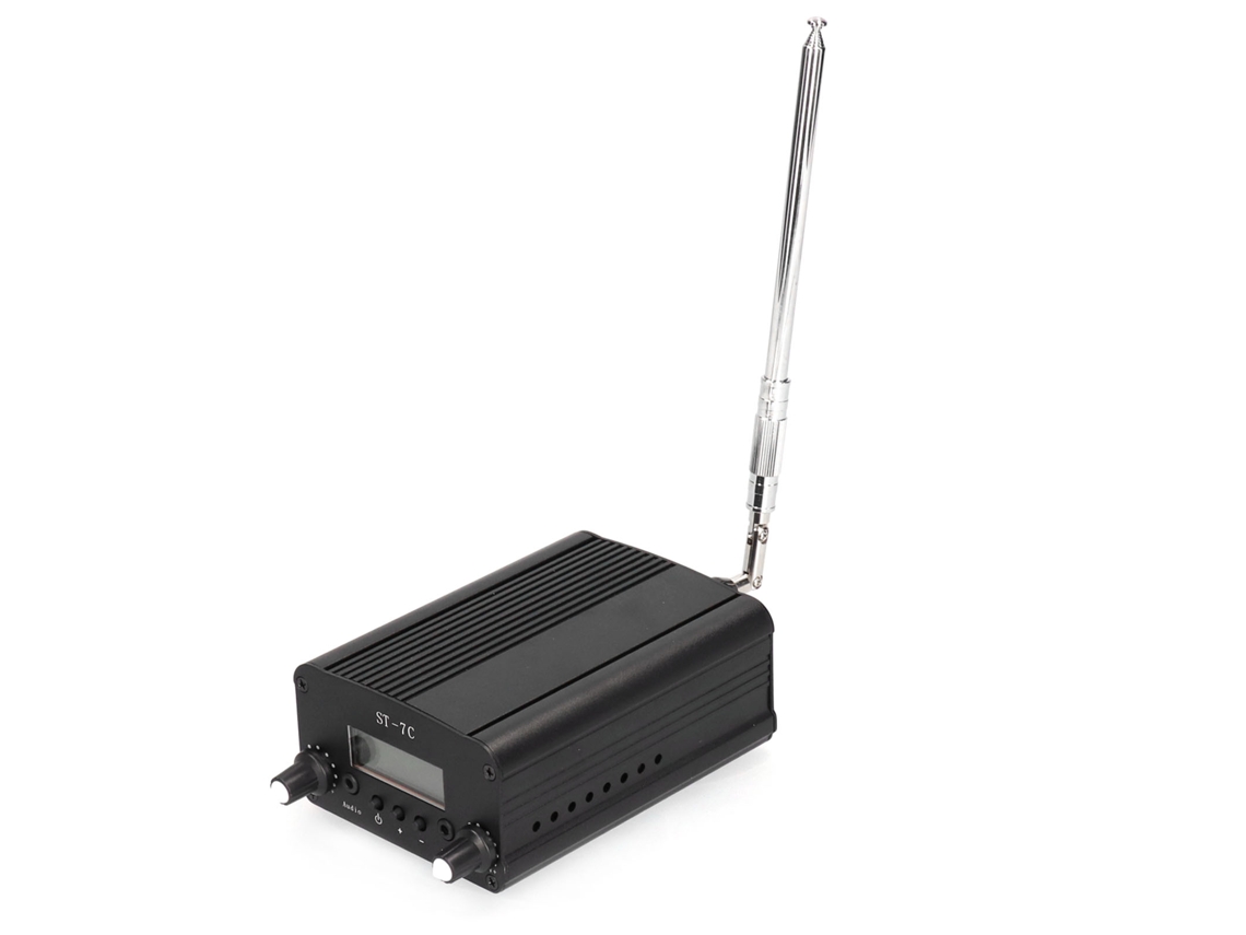 Transmissor De Rádio Laxiscreed Com Função Fm E Tela Lcd Para Envio De Sinal