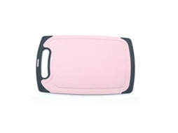 Tábua De Corte Palha Trigo, Rosa, Design Bainha, Antiderrapante, Anti-transbordamento, Cortar Saudável Para Uso Doméstico Ao Ar Livre