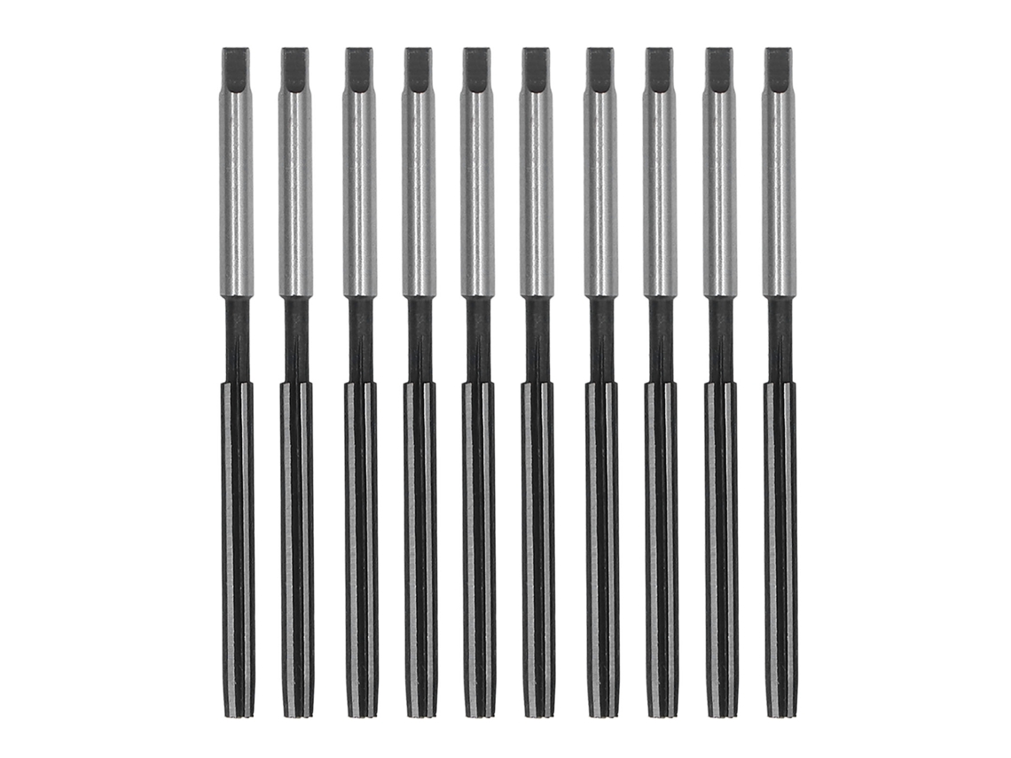 10pcs Alicate Manual Us Standard 9sicr 1/8in Para Fresamento Preciso Com Cabeça Reta