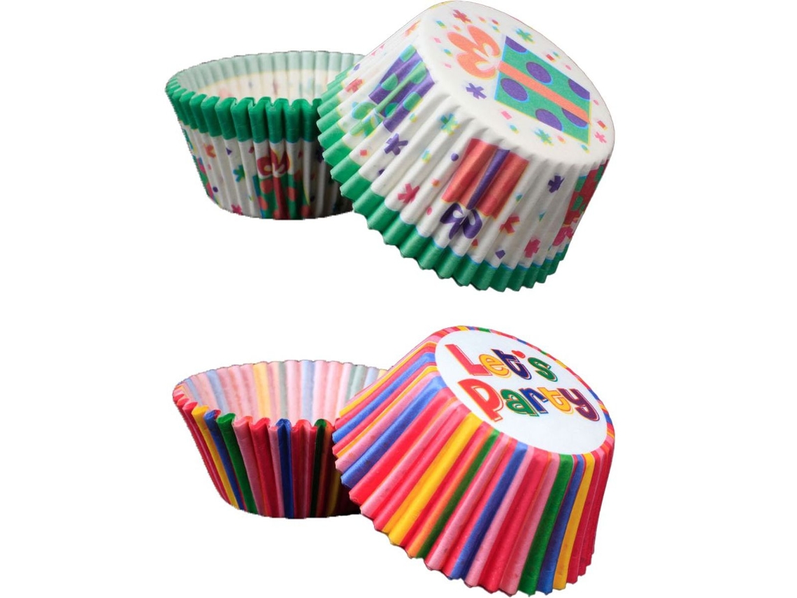 200 Forminhas De Papel Antiaderentes Para Cupcakes, Modelo 3 Klb