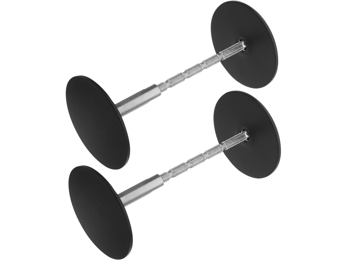 Tampas De Orifício Para Fechadura Beaupretty Em Aço Inoxidável Preto, Tampões De Reposição Para Fechaduras 50mm