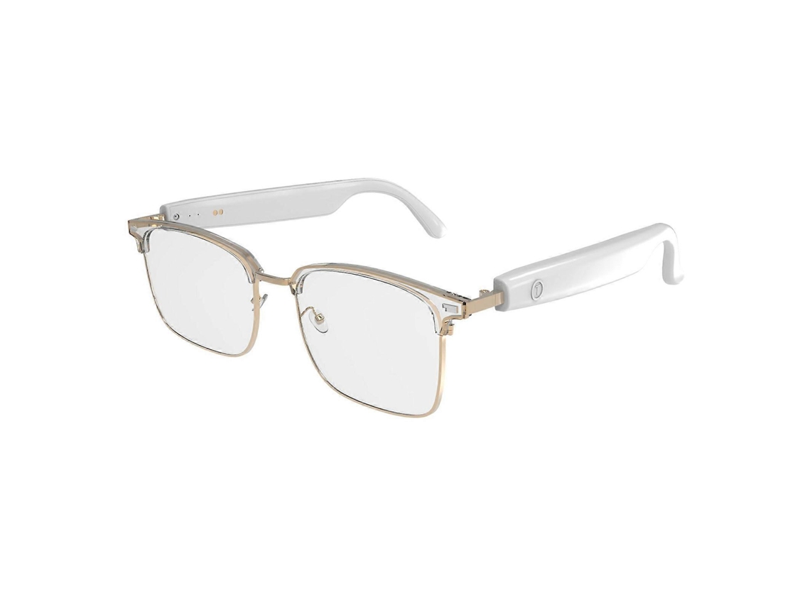 Óculos Inteligentes Tkdaddy Gs13 Com Lentes Fotocromáticas, Tradução Por Ia, Fone De Ouvido Sem Fio Compatível Com Bluetooth, Armação Dourada E B