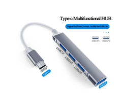 Hub Usb Multiport Dock Multi-Splitter Adaptador de Hub Usb Tipo a 3.0 para Pc Mac GERTIZ