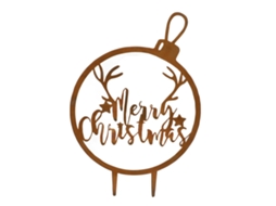 Sinal de Jardim de Natal LAXISCREED Letras Ferrugem Resistente Ao Clima