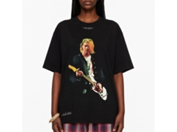 Kurt Cobain Guitar Photo Colour T-shirt Unisex Adults Size:s