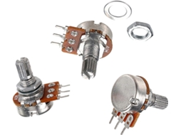 Kit Com 3 Potenciômetros A1m Para Guitarra, Substituição Dos Controles De Volume E Tom, Fácil Instalação.