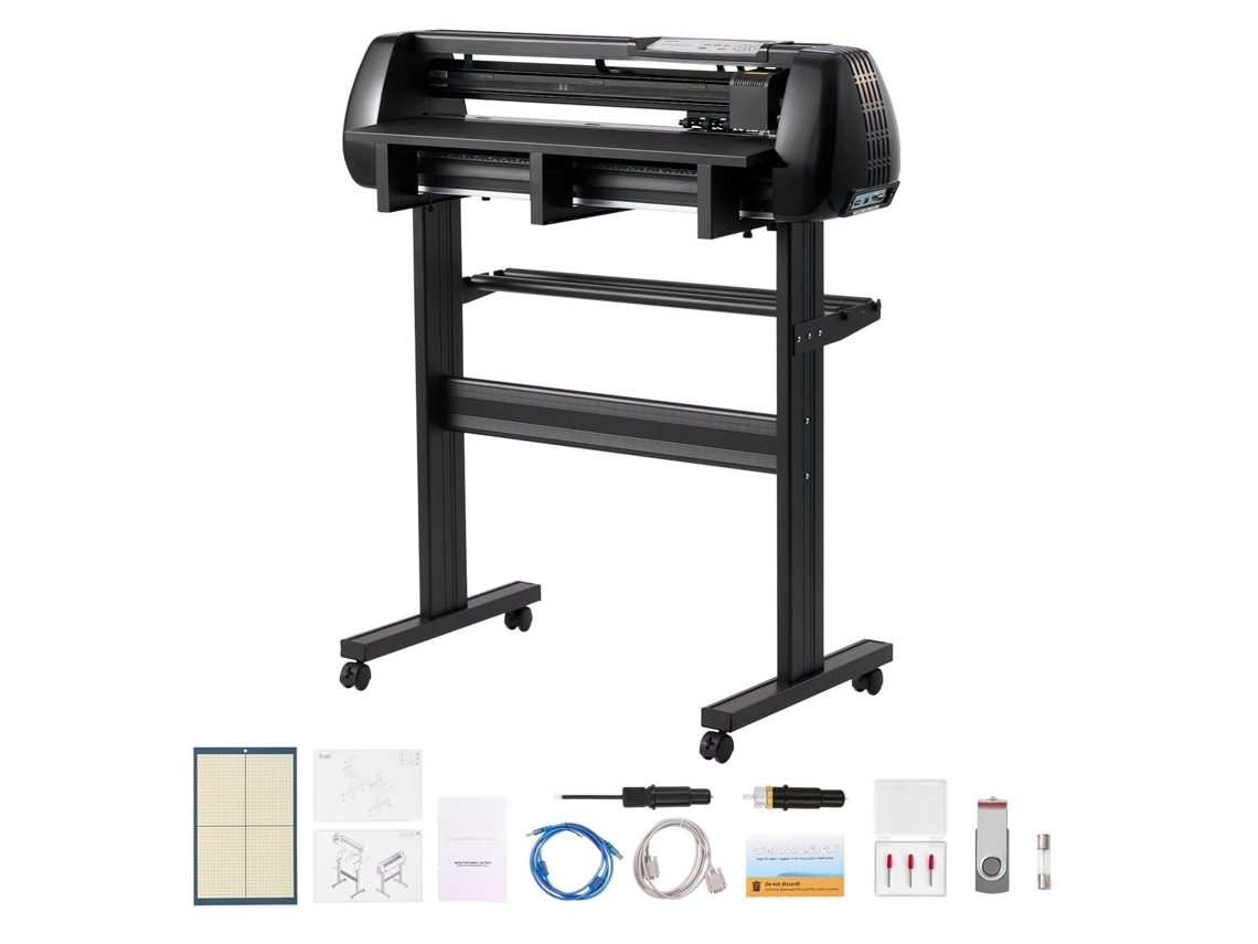 Plotter de recorte de vinil de 720 mm com folhas duplas e software Signmaster para colas automáticas e máquinas de sinalização.