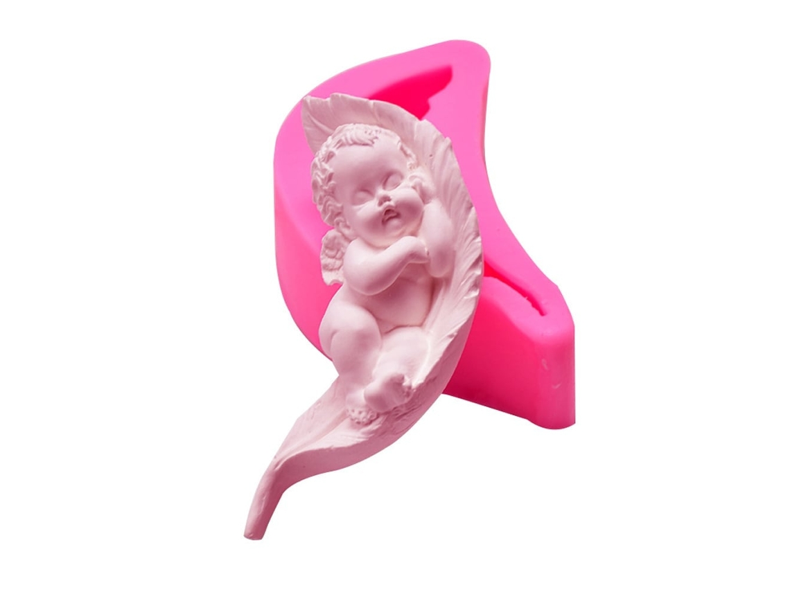 Mold de Silicone Bebê Dormindo 3d LAXISCREED