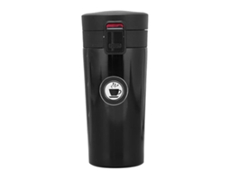 Caneca Térmica de Aço Inox 500ml com Tampa Saltitante Preta