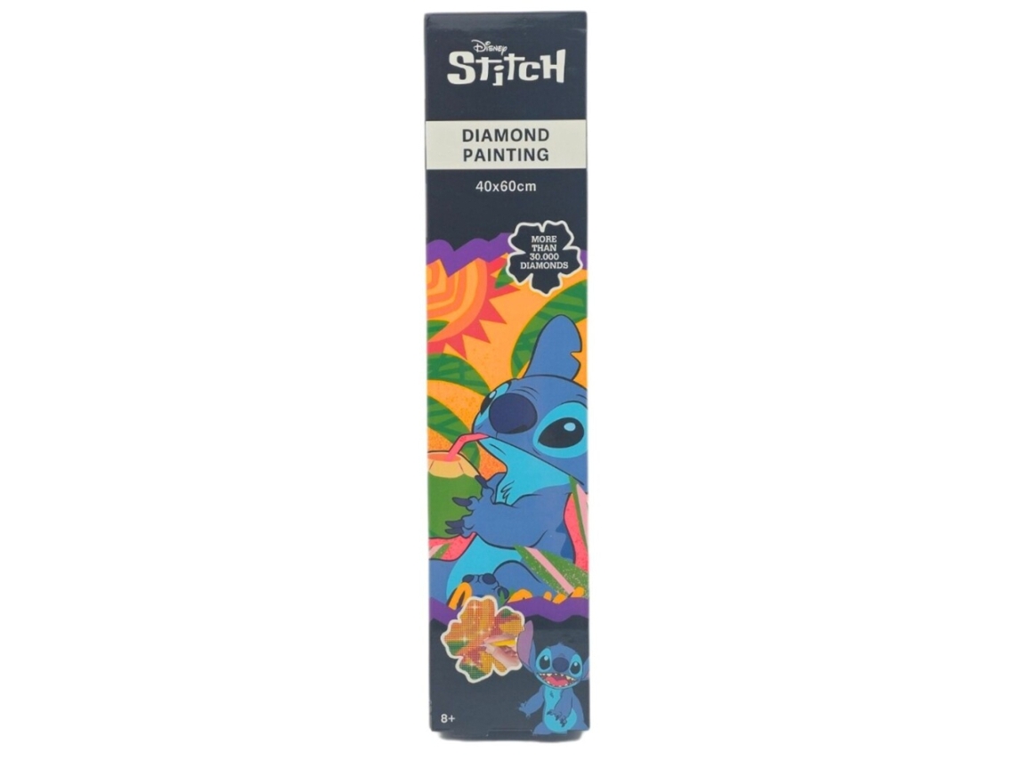 Kit De Pintura Com Diamantes Stitch 40x60 Cm 87026