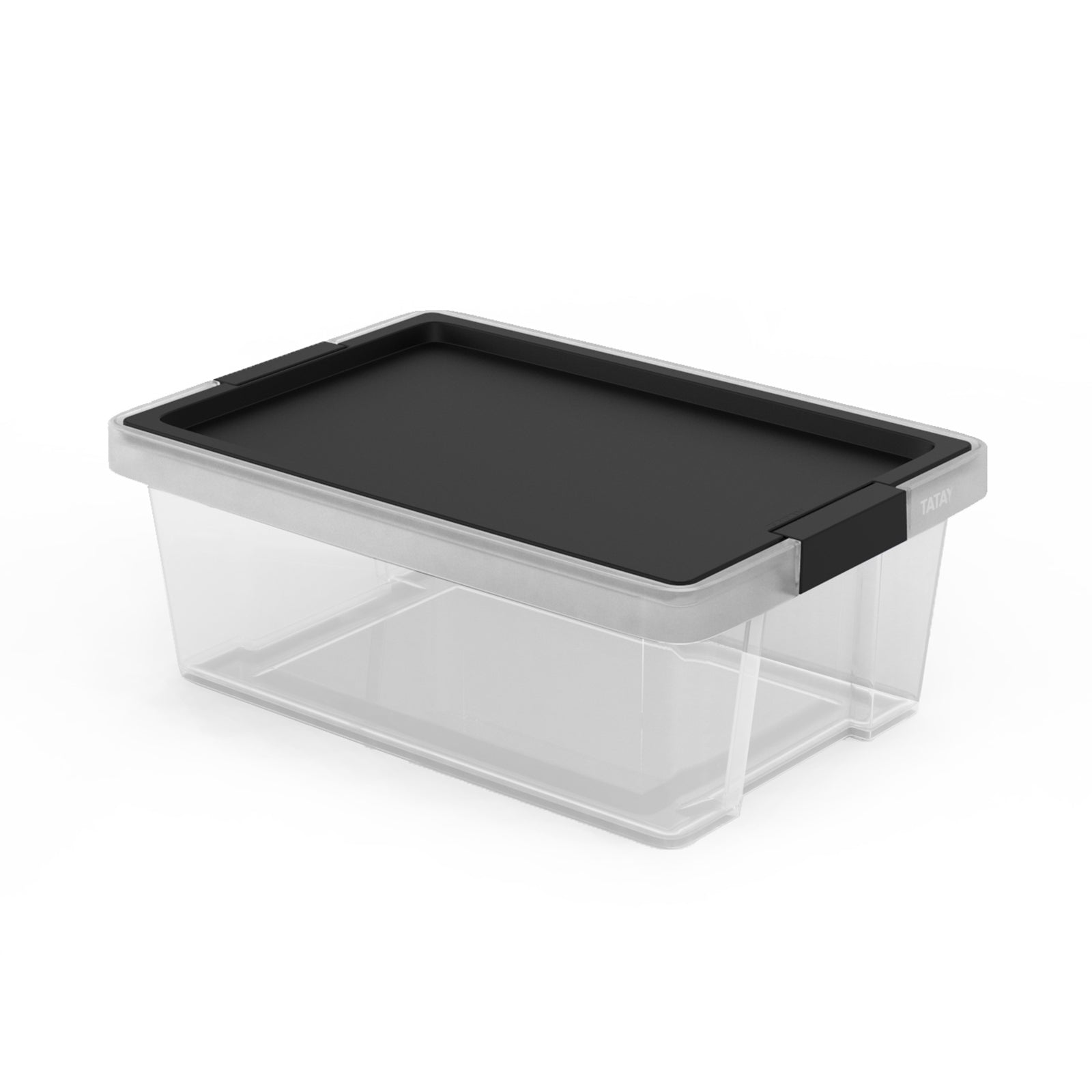 Caixa de Arrumação TATAY Multiusos 14L (Transparente - Plástico PP05 - 27 x  39 x 19 cm)