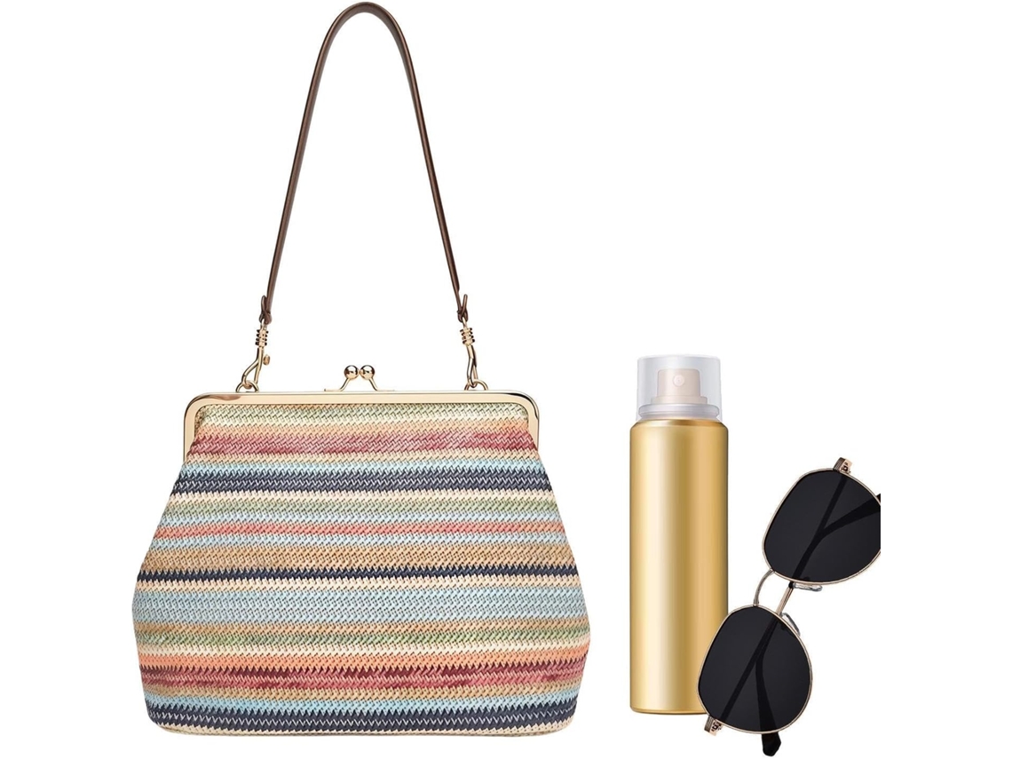 Bolsa De Praia Grande De Palha