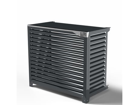 Cobertura Da Bomba De Calor - Big Blade - Antracite - Pavimento Junto À Parede Tamanho Xxl (l 135cm - A 120cm - P 68cm) - Box Air Klima