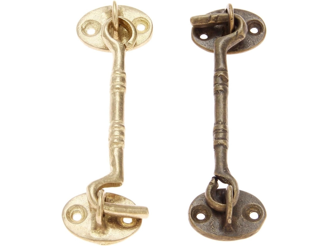 Feito de gancho e olhal em bronze antigo, latão resistente para