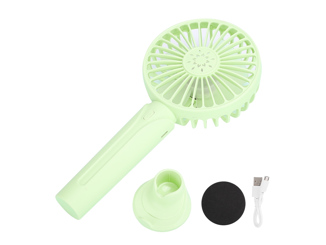 Ventilador Usb (carregamento Portátil) Verde F1 Ventilador De Bolso Usb