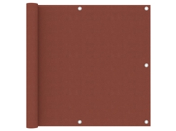 Vidaxl Tela De Varanda 90x300 Cm Tecido Oxford Terracota