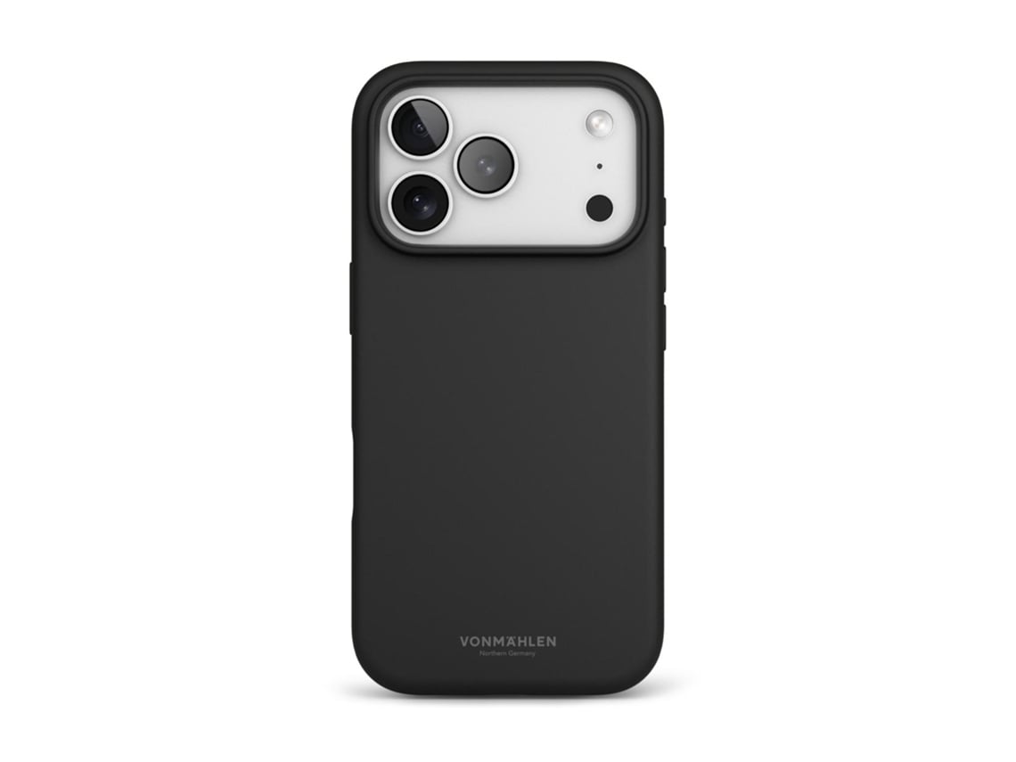 Capa VONMÄHLEN MagSafe Silicone para iPhone 17 Pro (Preto)