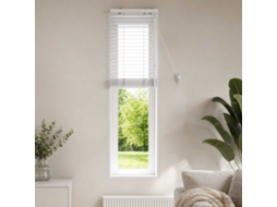 Vidaxl Cortina Veneziana Branco 45 X 160 Cm 35 Mm
