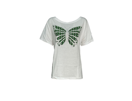 Camiseta Feminina Giulia Valli Algodão Branco (48)