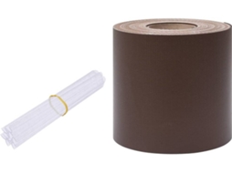 Privacy Strip,  Privacy Strips Vidaxl Marrom Pvc (35 X 0.19 M)