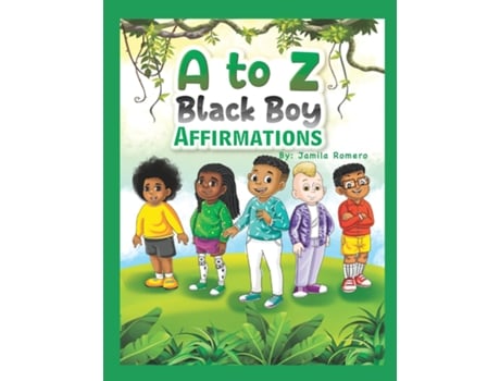 Livro A To Z Black Boy Affirmations De Jamila Romero (inglês)
